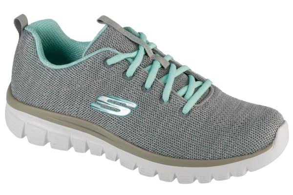 Skechers Graceful - Twisted Fortune 12614-GYMN, Kvinna, Sneakers, mynta Mint 37