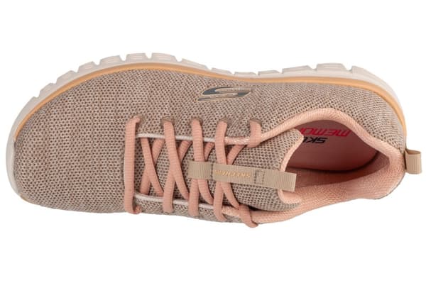 Skechers Graceful - Twisted Fortune 12614-NTCL, Kvinde, Sneakers, beige