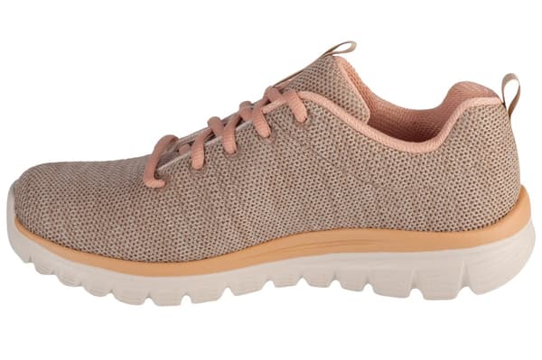 Skechers Graceful - Twisted Fortune 12614-NTCL, Kvinde, Sneakers, beige