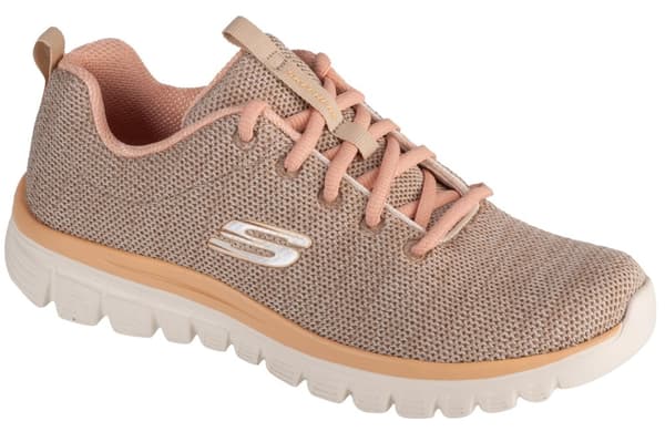 Skechers Graceful - Twisted Fortune 12614-NTCL, Kvinde, Sneakers, beige Beige 40