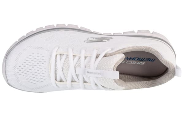 Skechers Graceful - Get Connected 12615-WSL, Kvinde, Sneakers, hvid