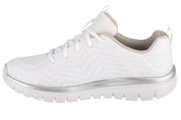 Skechers Graceful - Get Connected 12615-WSL, Kvinde, Sneakers, hvid
