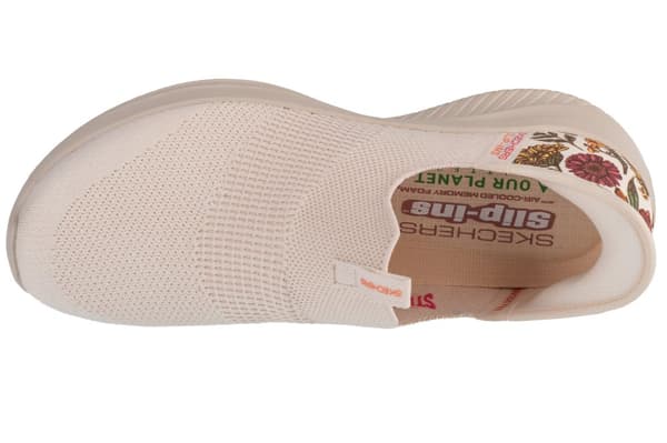 Skechers Slip-Ins Ultra Flex 3.0 New Wings 150168-NTMT, Kvinde, Sneakers, hvid