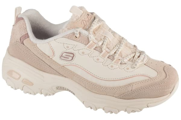 Skechers D'Lites 150240-NAT, Kvinna, Sneakers, vit White 37,5