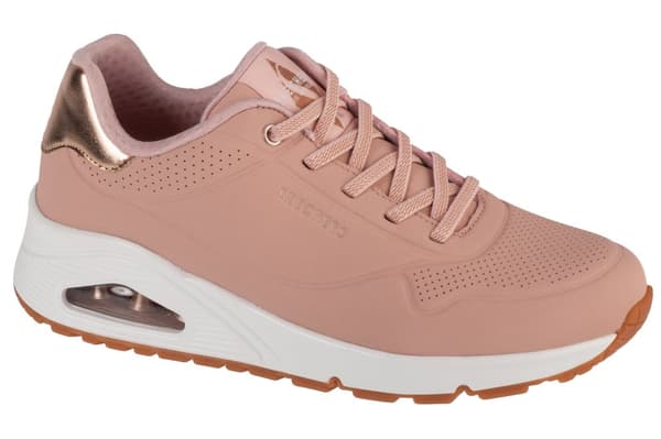 Skechers Uno-Shimmer Away 155196-BLSH, Kvinna, Sneakers, rosa
