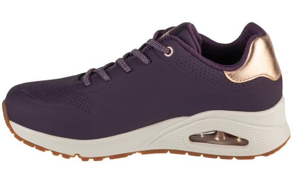Skechers Uno-Shimmer Away 155196-DKPR, Kvinde, Sneakers, lilla