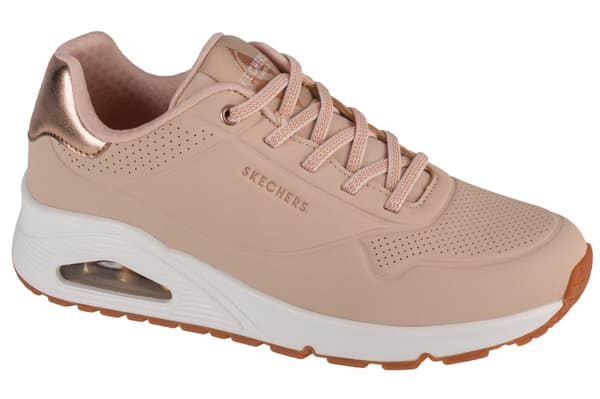 Skechers Uno-Shimmer Away 155196-NAT, Kvinde, Sneakers, beige