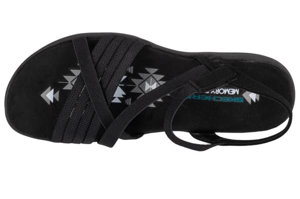 Skechers Reggae Slim - Summer Heat Sandals 163116-BBK, Kvinna, Sandaler, svart
