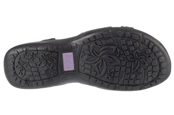 Skechers Reggae Slim - Sunnyside 163185-BBK, Kvinna, Sandaler, svart