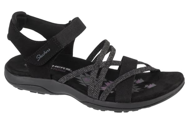 Skechers Reggae Slim - Meadow Grazer 163193-BLK, Kvinna, Sandaler, svart