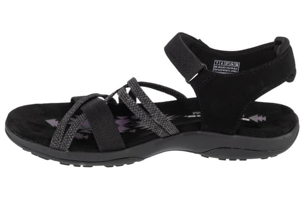 Skechers Reggae Slim - Meadow Grazer 163193-BLK, Kvinna, Sandaler, svart