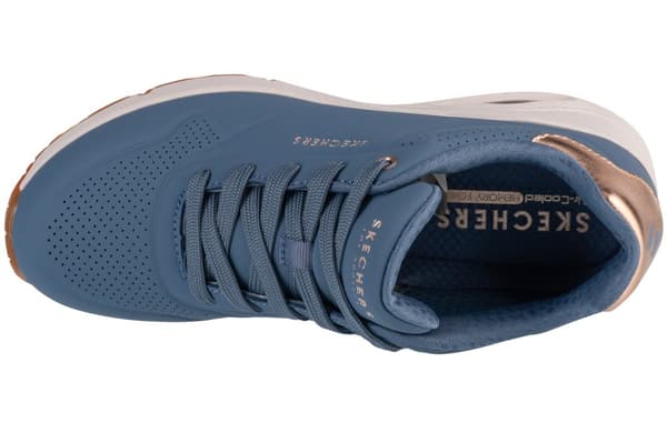 Skechers Uno Wedge - Hi Steps 177520-SLT, Kvinna, Sneakers, blå