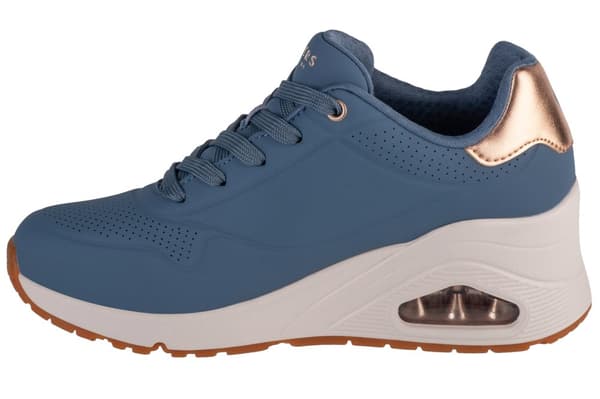 Skechers Uno Wedge - Hi Steps 177520-SLT, Kvinna, Sneakers, blå