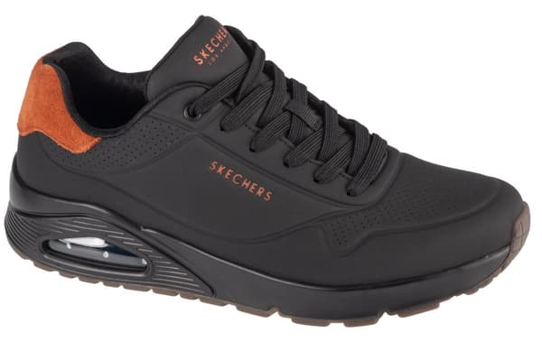 Skechers Uno - Suited On Air 183004-BBK, Man, Sneakers, svart Black 43