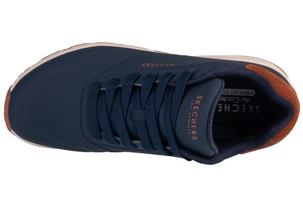 Skechers Uno - Suited On Air 183004-NVY, Mand, Sneakers, marine blå