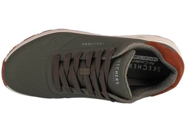 Skechers Uno - Suited On Air 183004-OLV, Mand, Sneakers, grøn