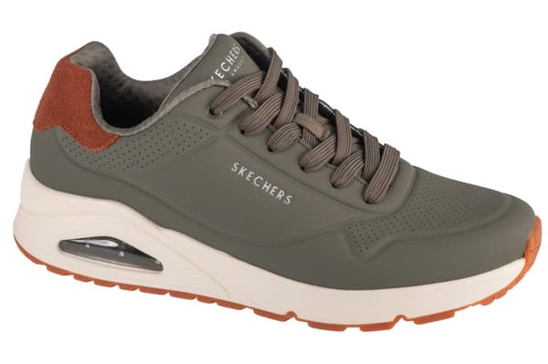 Skechers Uno - Suited On Air 183004-OLV, Mand, Sneakers, grøn