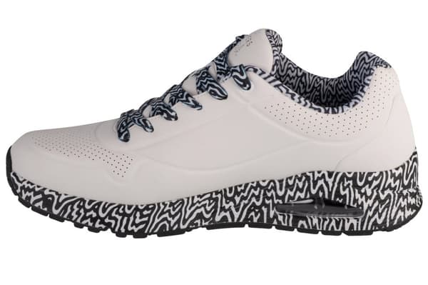 Skechers Uno - Stark Mini Drip 183518-WBK, Mand, Sneakers, hvid