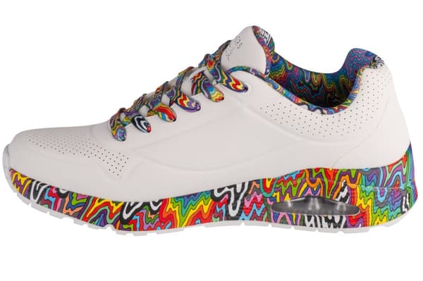 Skechers Uno - Stark Mini Drip 183518-WMLT, Mand, Sneakers, hvid