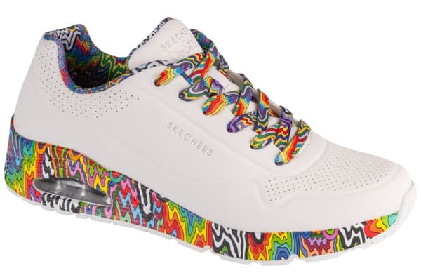 Skechers Uno - Stark Mini Drip 183518-WMLT, Man, Sneakers, vit