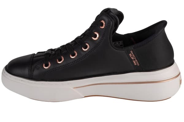 Skechers Slip-Ins: Snoop One - OG Leather 186001-BLK, Kvinde, Sneakers, sort