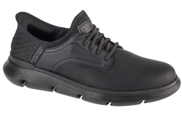Skechers Slip-Ins: Garza - Gervin 205046-BBK, Man, Halva skor, svart
