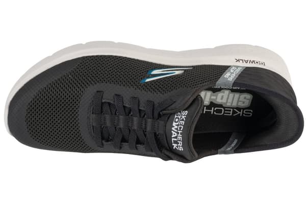 Skechers Slip-Ins: Go Walk Flex - Hands Up 216324-BKGY, Man, Sneakers, svart