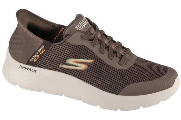 Skechers Slip-Ins: Go Walk Flex - Hands Up 216324-BRN, Man, Sneakers, brun