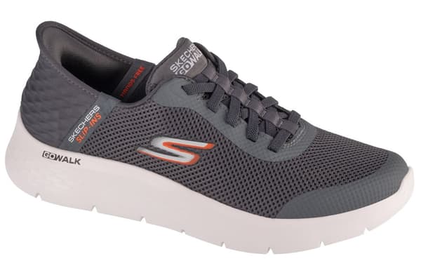 Skechers Slip-Ins: Go Walk Flex - Hands Up 216324-GRY, Mand, Sneakers, grå
