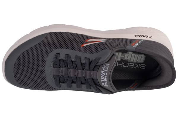 Skechers Slip-Ins: Go Walk Flex - Hands Up 216324-GRY, Mand, Sneakers, grå