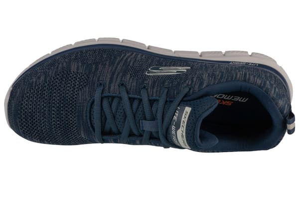 Skechers Track - Front Runner 232298-NVGY, Man, Training shoes, marinblå