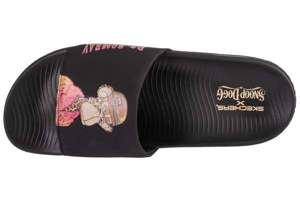 Skechers Snoop Dogg Hyper Slide - Dr. Bombay 251015-BBK, Man, Tofflor, svart
