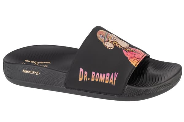 Skechers Snoop Dogg Hyper Slide - Dr. Bombay 251015-BBK, Man, Tofflor, svart