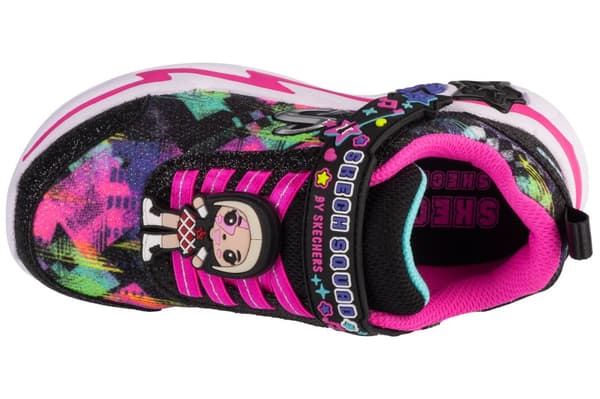 Skechers Snuggle Sneaks - Skech Squad 302214L-BKMT, för Tjej, Sneakers, svart