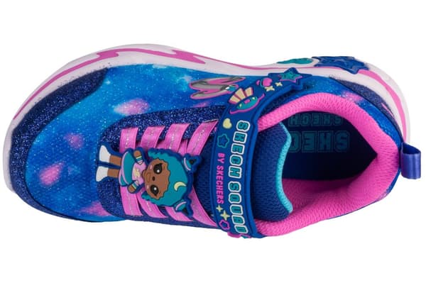 Skechers Snuggle Sneaks - Skech Squad 302214L-NVMT, til Pige, Sneakers, marine blå
