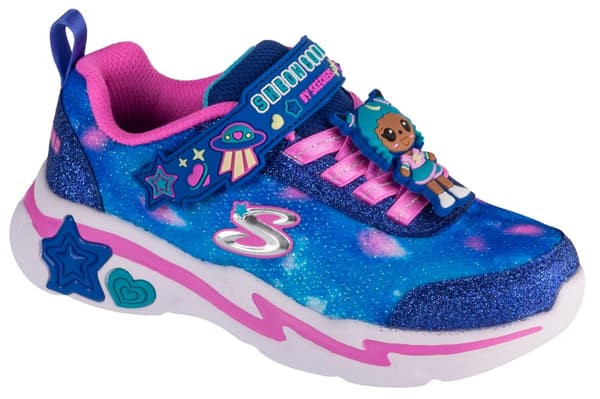 Skechers Snuggle Sneaks - Skech Squad 302214L-NVMT, til Pige, Sneakers, marine blå