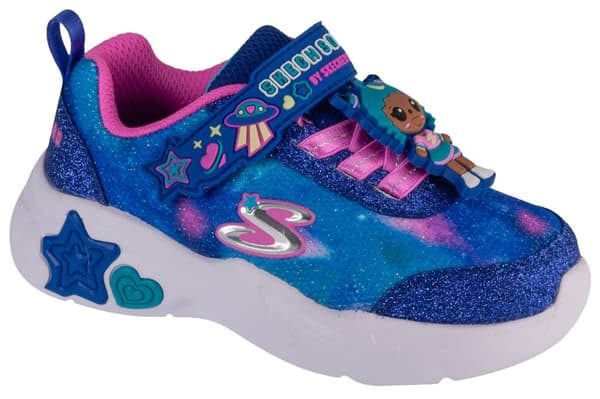 Skechers Snuggle Sneaks - Skech Squad 302214N-NVMT, för Tjej, Sneakers, marinblå Navy 22