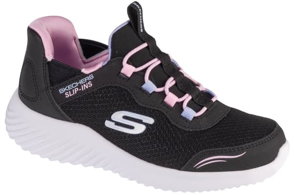 Skechers Slip-Ins: Bounder - Simple Cut 303585L-BLK, för Tjej, Sneakers, svart