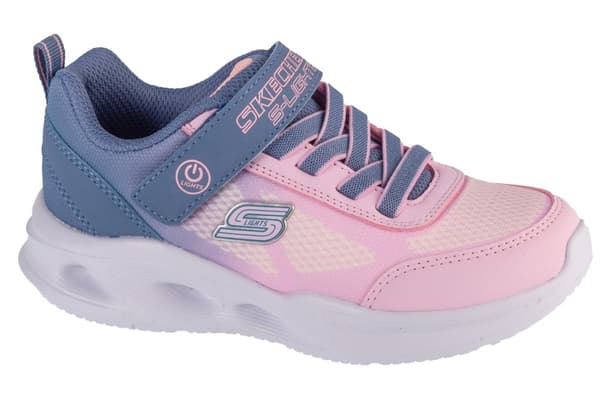 Skechers Sola Glow - Ombre Deluxe 303714L-GYLP, för Tjej, Sneakers, rosa Pink 29