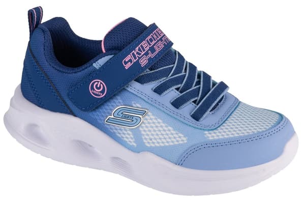 Skechers Sola Glow - Ombre Deluxe 303714L-NVLB, til Pige, Sneakers, marine blå