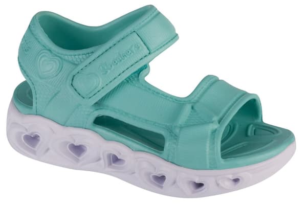 Skechers Heart Lights Sandal - Always Flashy 308045N-MNT, för Tjej, Sandaler, mynta Mint 25