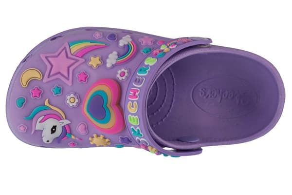 Skechers Heart Charmer - Girly Land 308406L-LVMT, för Tjej, Tofflor, lila