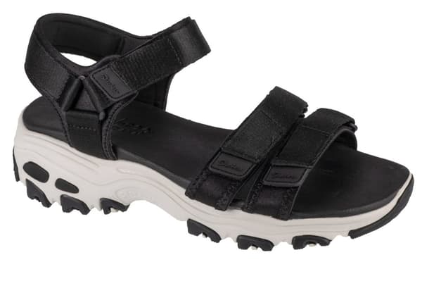 Skechers D'Lites - Fresh Catch 31514-BLK, Kvinde, Sandaler, sort