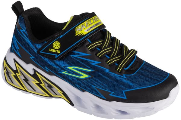 Skechers S-Lights: Light Storm 2.0 - Bolt Brights 400149L-BKBL, för Pojke, Sneakers, svart