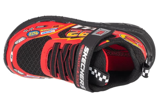 Skechers Skech Tracks 402303N-BKRD, til Dreng, Sportssko, rød