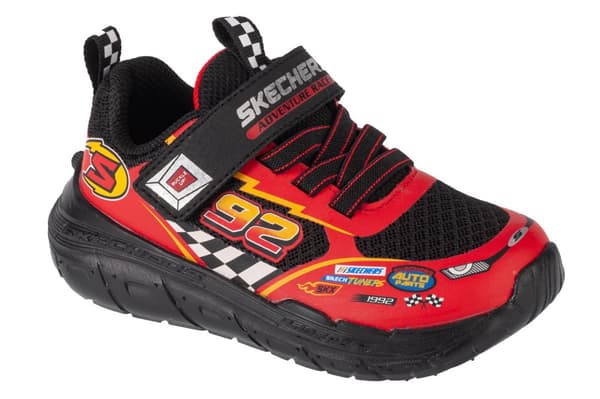 Skechers Skech Tracks 402303N-BKRD, til Dreng, Sportssko, rød
