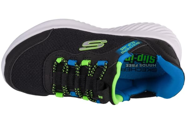 Skechers Slip-Ins: Bounder - Brisk-Burst 403822L-BBLM, til Pige, Sneakers, sort