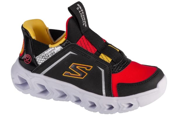 Skechers Slip-Ins: Hypno-Flash 2.0 - Vexlux 403830L-BKRD, för Pojke, Sneakers, svart