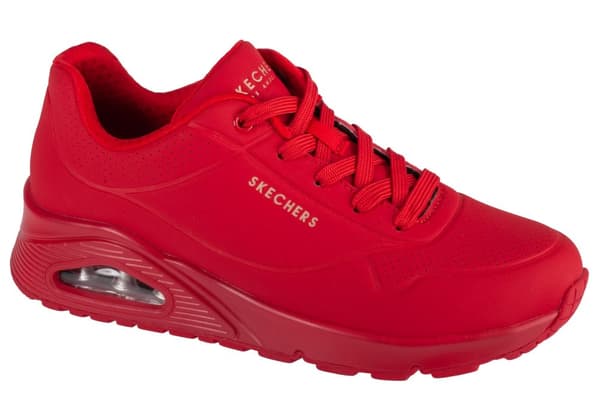 Skechers Uno-Stand on Air 73690-RDS, Kvinna, Sneakers, röd