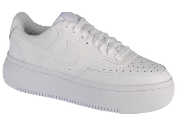 Nike W Court Vision Alta Ltr DM0113-100, Kvinde, Sneakers, hvid